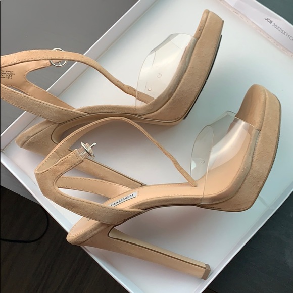 Steve Madden Tan suede high heels - Picture 8 of 12